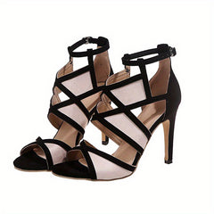 Women's High Heel Sandals Sexy Ankle Strap Stiletto Heels