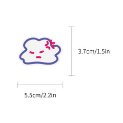 60pcs Cartoon Doodle Stickers Assorted Colors DIY Decals
