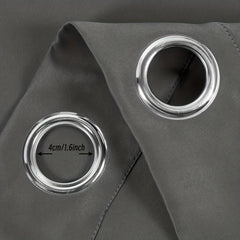 Grommet Top Blackout Curtains - Insulated & Noise Reducing - Living Room Bedroom