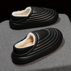 Boys Comfortable Non Slip Fleece House Shoes Soft Bottom Walking Shoes