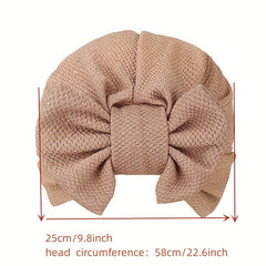 Pleated Turban Cap Elastic Head Wrap Lightweight Beanie Headscarf Hijab Hats