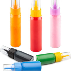 6pcs Set Easy Squeeze Bottles Random