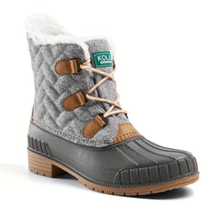 Women's Plush Lined Snow Boots Warm & Lightweight