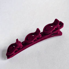 Flocking Braiding Hair Clip for Women Girls