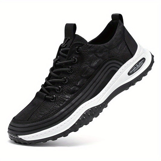 Crocodile Pattern Men's Sneakers For Jogging Gym