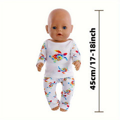 Kid's Turtle & Dinosaur Print Pajamas Age 3-6