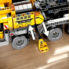 1008pcs City Crane Construction Set Urban Series Engineering Vehicle Building