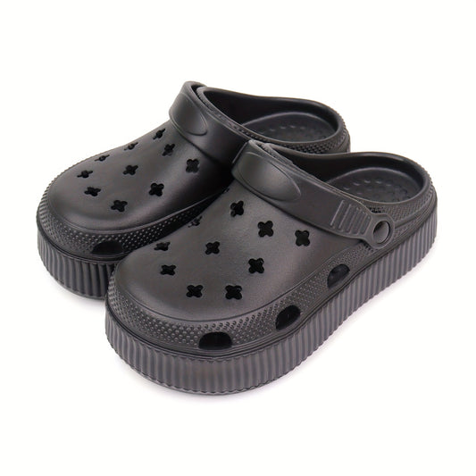 Women's Solid Clogs Casual Lightweight Garden Shoes
