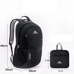30L Waterproof Foldable Backpack for Men - Outdoor Trekking Rucksack