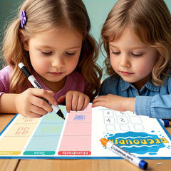 10 Pack Place Value Whiteboards 8x12 Math Charts Interactive Teaching Tools