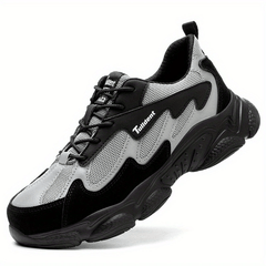 Steel Toe Work Shoes Men Puncture Proof Safety Boots