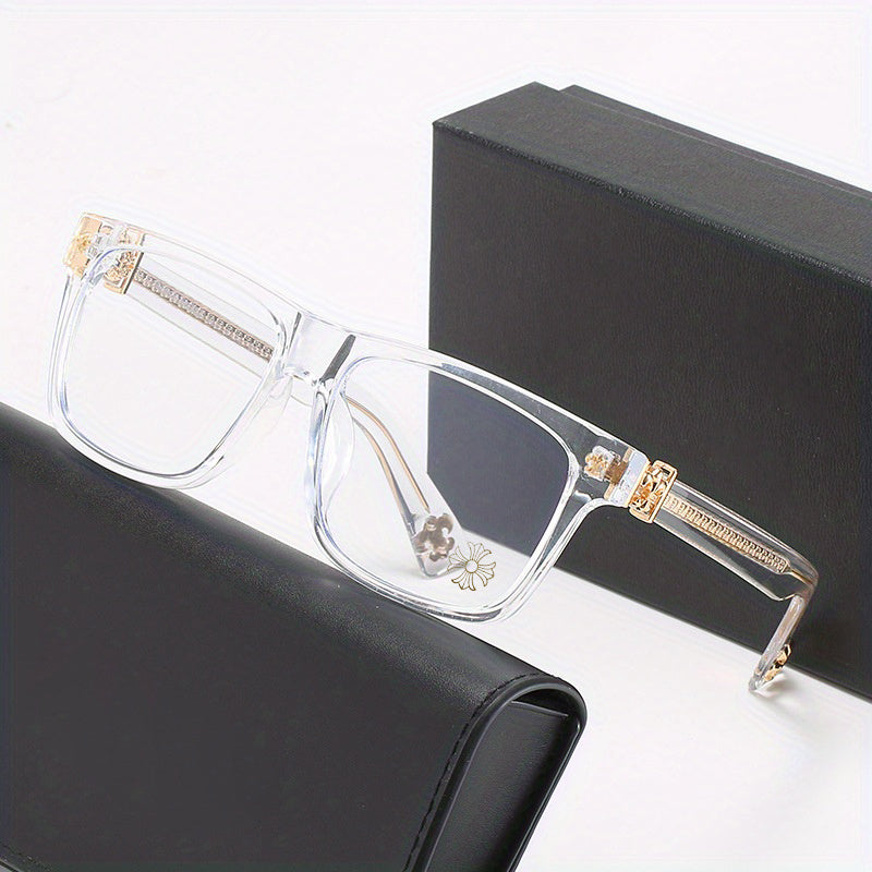 Tr90 Square Frame Glasses Anti Light Anti Eyeglasses For Men And Women