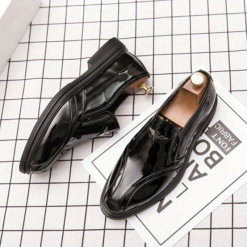 Women's PU Leather Slip On Soft Sole Oxfords