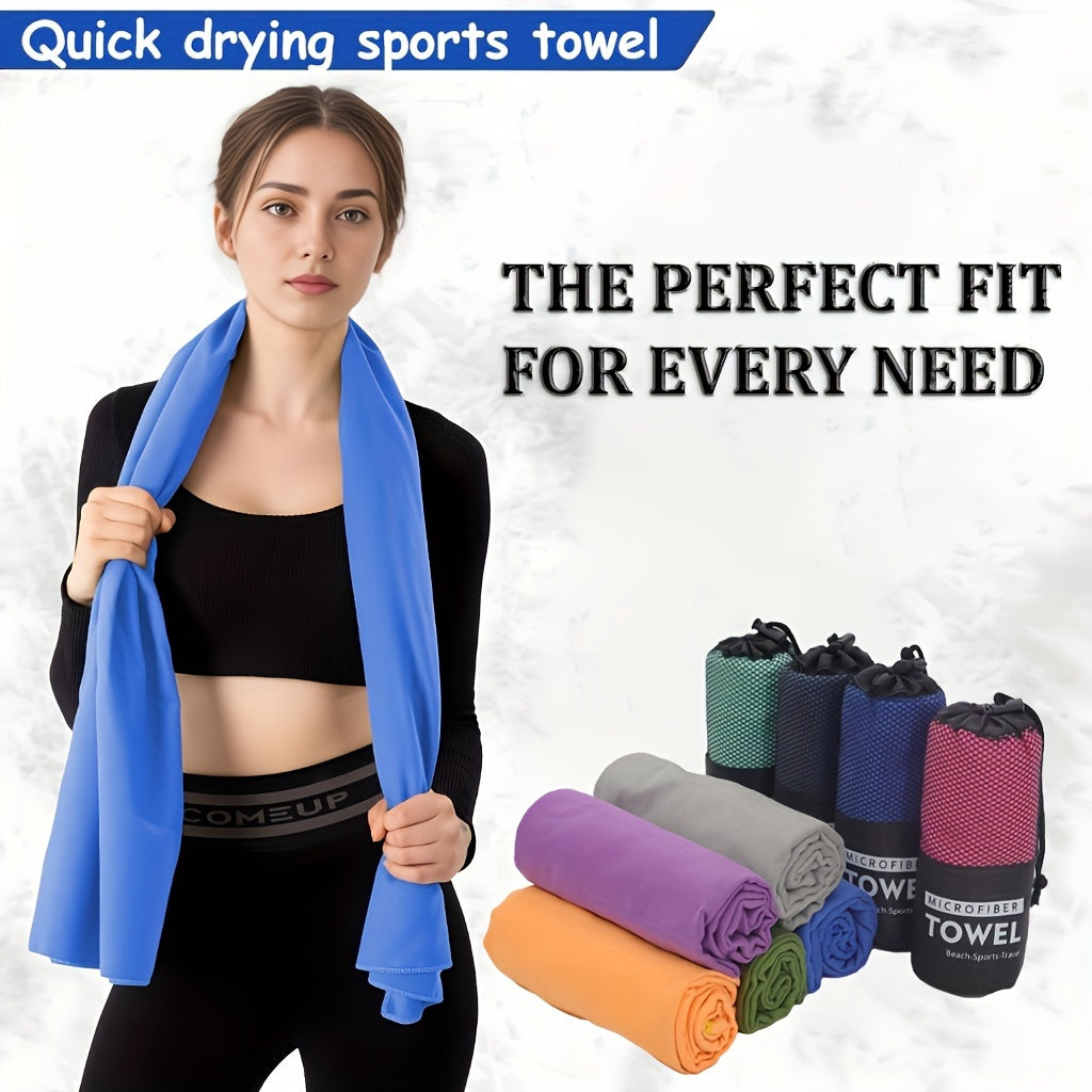 Quick Dry Microfiber Towel Set for Yoga Fitness Travel