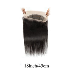 360 Lace Frontal Closure Straight Human Hair HD Transparent Lace