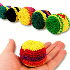 2pcs Crochet Geometric Pattern Sandbags Indoor & Outdoor Toys