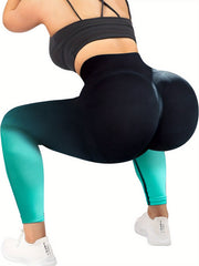 Gradient High Waist Yoga Leggings for Women