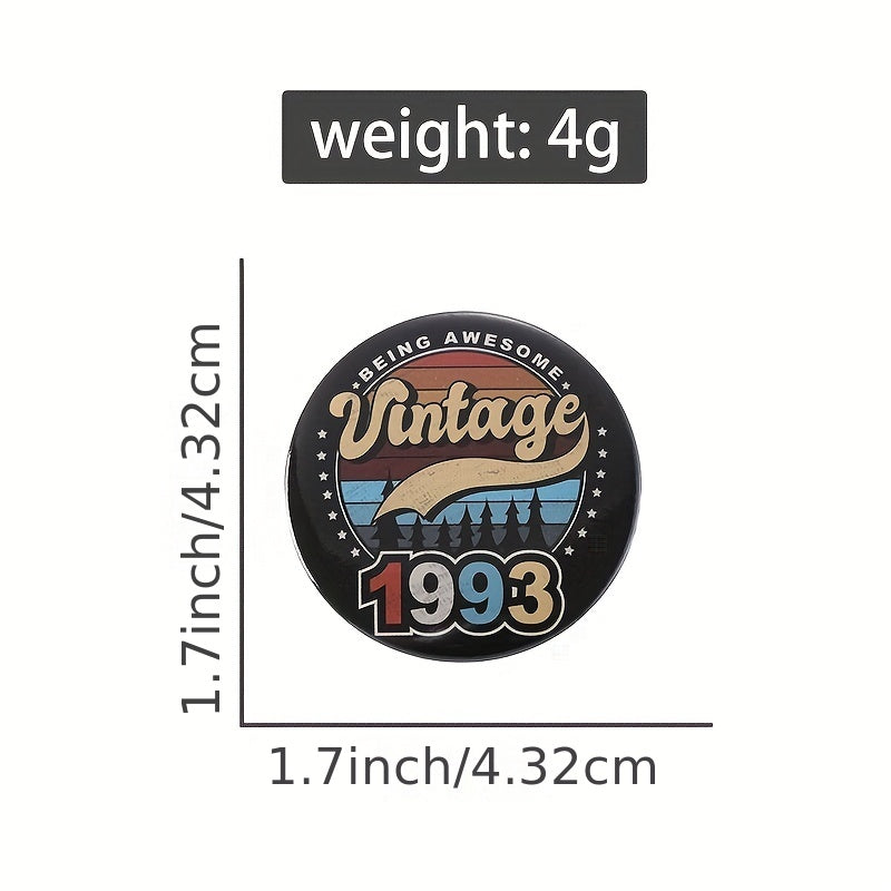 18th Birthday Enamel Pins Custom Brooches Lapel Badges