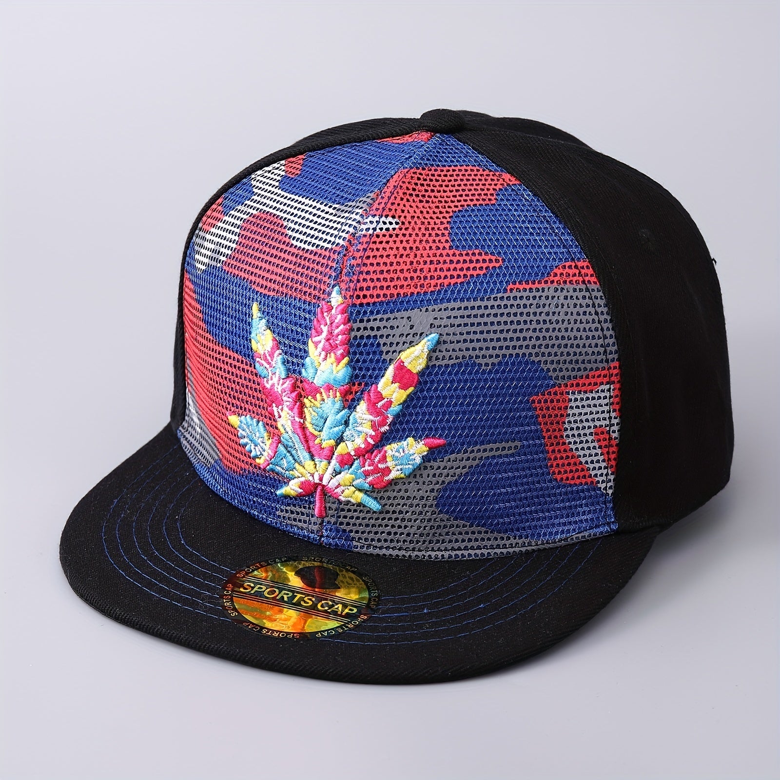 Men's Colorful Maple Leaf Baseball Cap