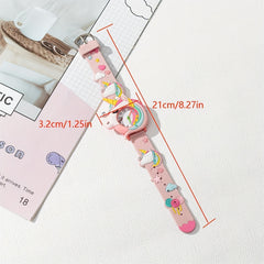 Cartoon Unicorn Watch Holiday Gift for Girls