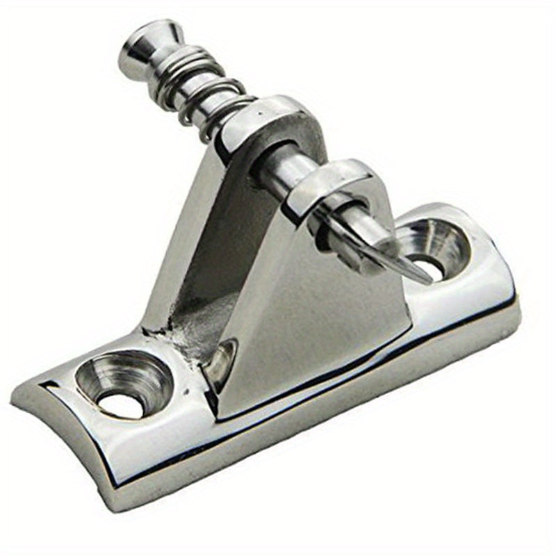 1pc Stainless Steel Concave Deck Hinge With Removable Pin