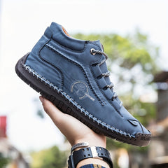 Men's Vintage Lace Up Boots Comfortable Ankle Chukka Boots