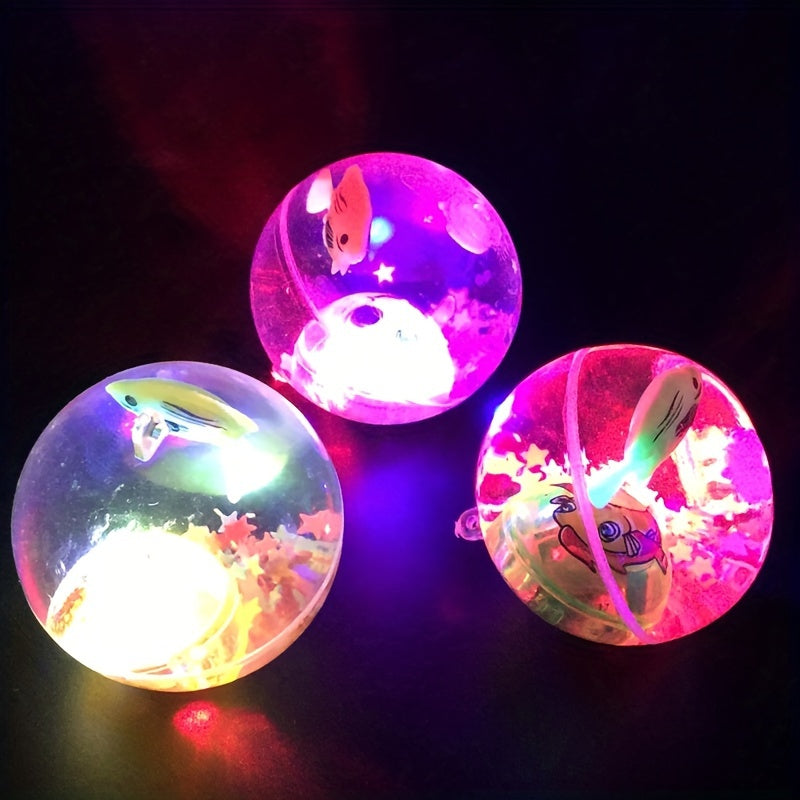 Glitter Crystal Ball Bouncy Ball Toy