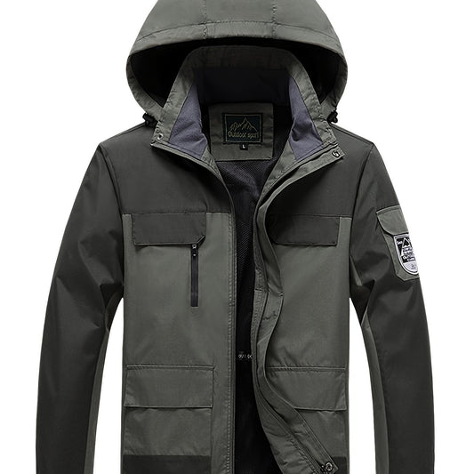 Men's Winter Windproof Lightweight Jacket With Hood