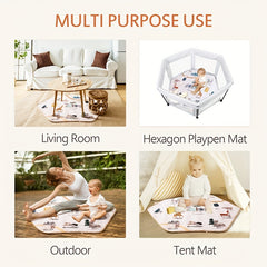 Soft Non Slip Baby Crawling Carpet Game Pad Play Mat