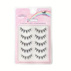 Wispy Manga False Eyelashes Natural Look Short Style TS13