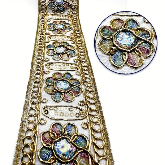 Sequin Strap Lace Sewing Craft Fabric Ribbon Home Decor Sewing Supplies