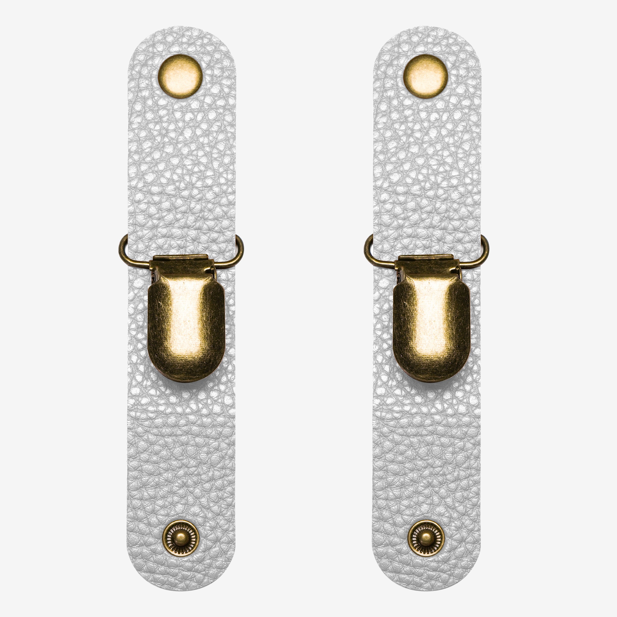 2Pcs Leather Hat Clip Bag Holder for Handbag Backpack Luggage