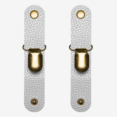 2Pcs Leather Hat Clip Bag Holder for Handbag Backpack Luggage