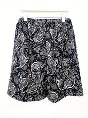 Quick Dry Paisley Floral Print Men's Swim Trunks Board Shorts