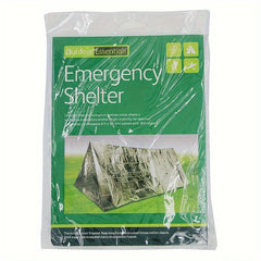 Emergency Survival Tent Aluminum Foil Reflective Shelter Outdoor Blanket