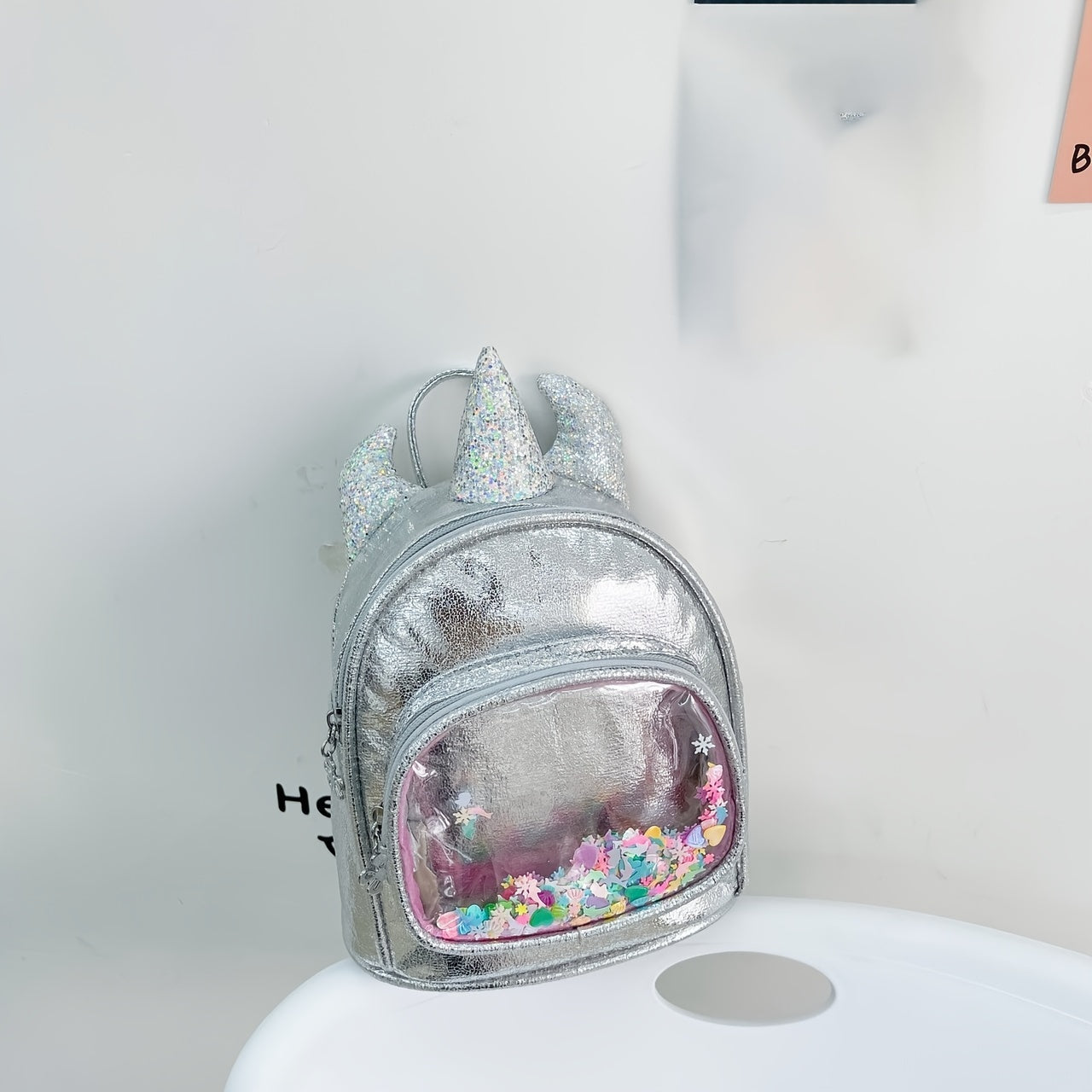 Unicorn Sequin Kindergarten Backpack Large Capacity School Bag