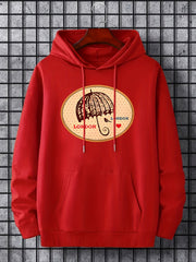 'London' Umbrella Print Hoodie Hoodies For Men