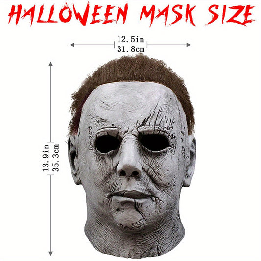 Scary Scar Latex Headgear Horror Bloody Creepy Halloween Mask