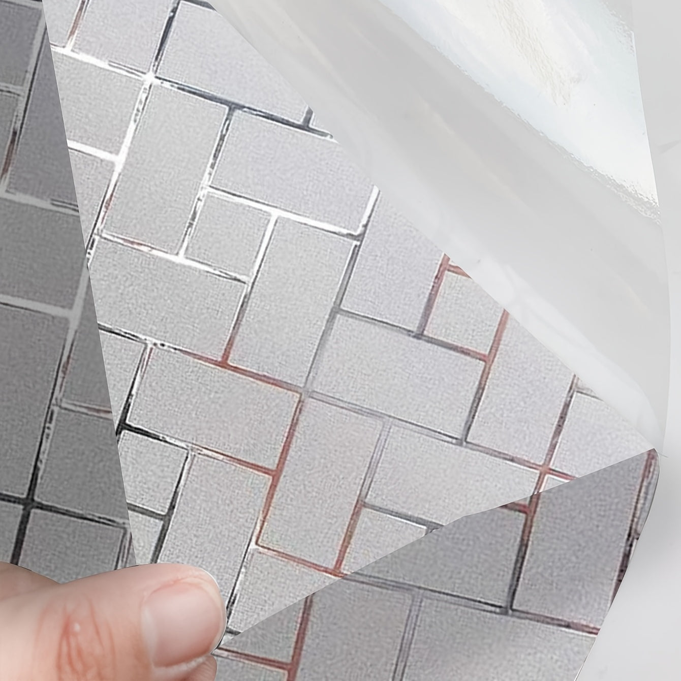 Geometric Pattern Glass Privacy Film for Home Decor