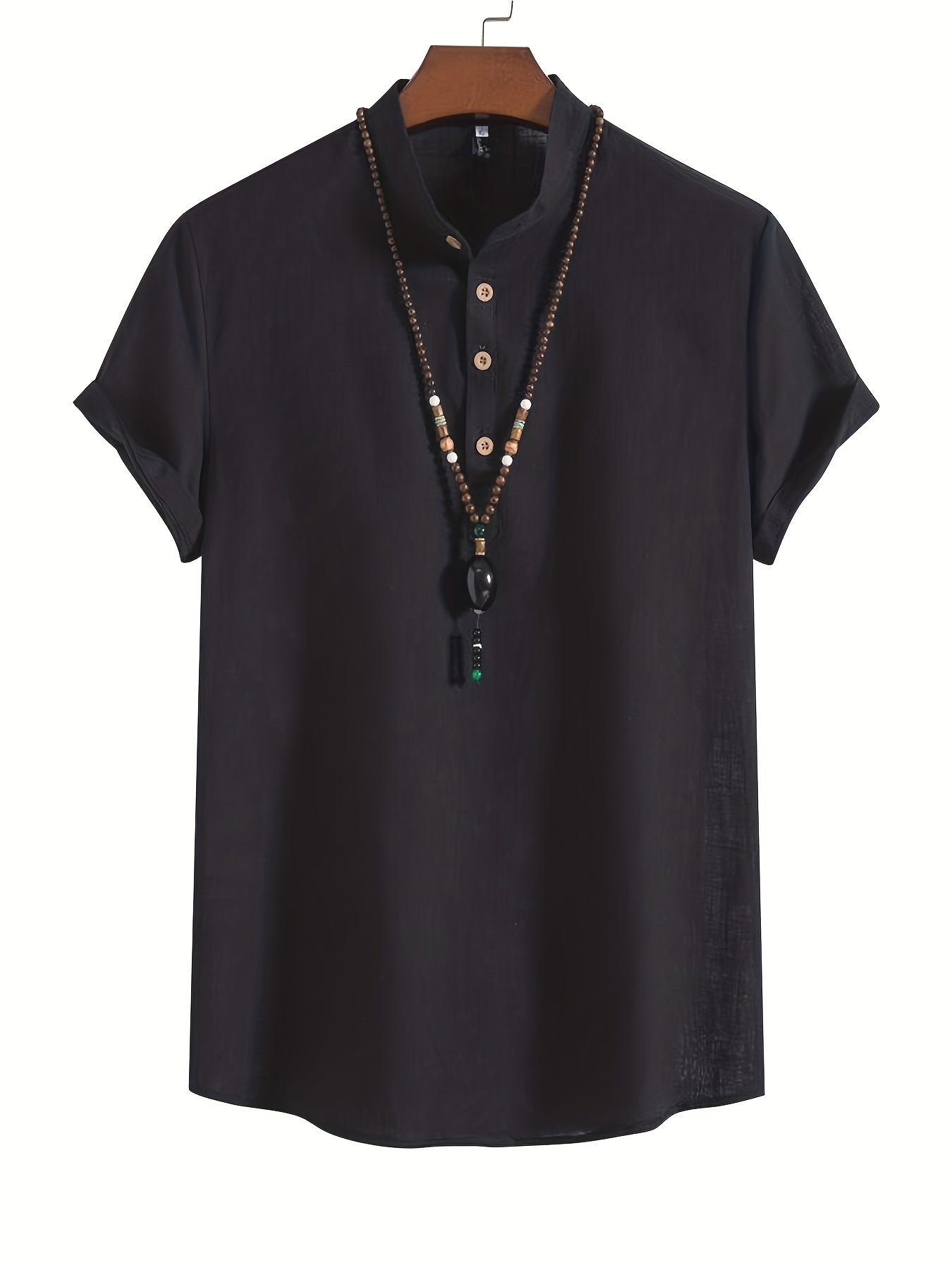 Men's Casual Short Sleeve Shirt for Summer Vacation Resort