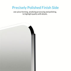 Pure Aluminum Metal Mouse Pad Waterproof Non-slip Office Pad