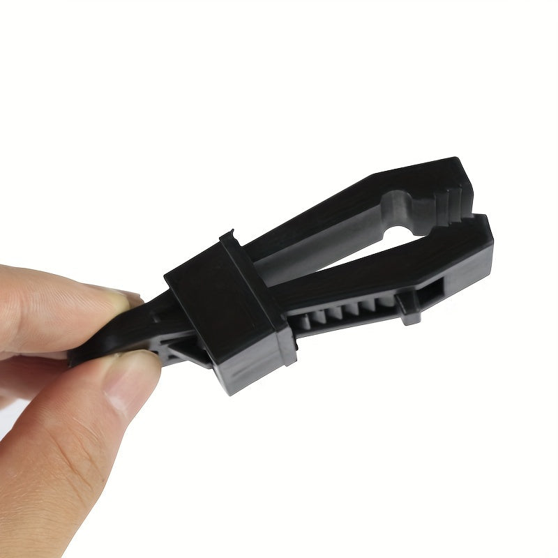 10pcs Large Sky Curtain Tent Clips Windproof Adjustable Buckles