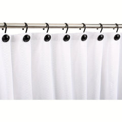 12pcs Rust Resistant Shower Curtain Hook Bathroom Decor Accessory