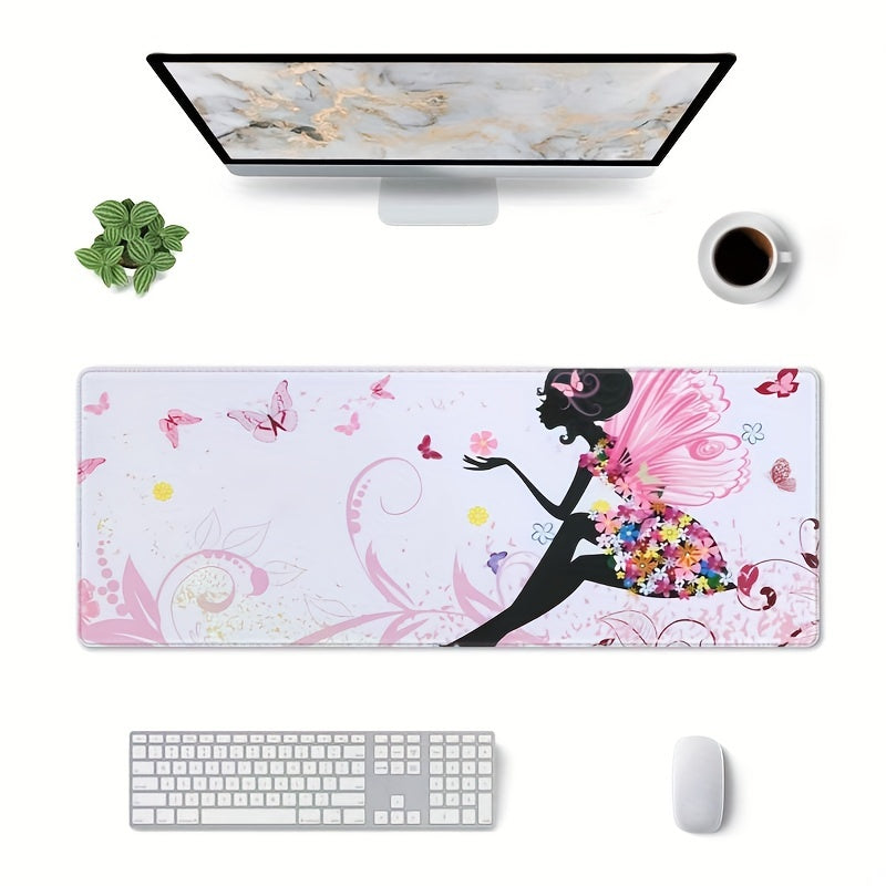 Flowers and Plants Gaming Mouse Pad Non Slip Rubber Base
