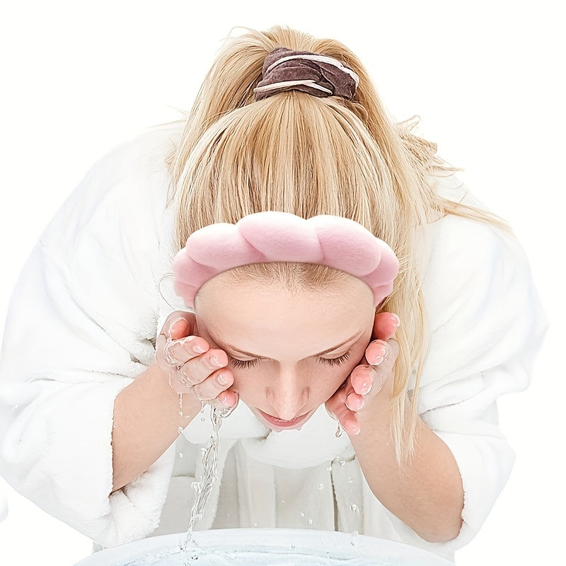 Women's Hairband Towel Velvet Headband Sponge Headband