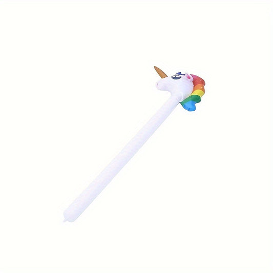 1PC Animal Inflatable Unicorn Stick Party Props Game Mounts