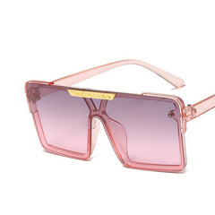 Y2K Vintage Square Sunglasses Sun Protection