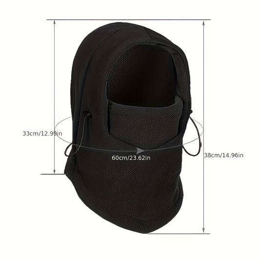 2pcs Winter Face Mask Balaclava Windproof Thermal Hat Outdoor Cycling Ski Hat