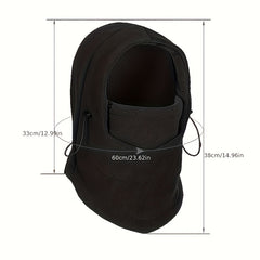2pcs Winter Face Mask Balaclava Windproof Thermal Hat Outdoor Cycling Ski Hat