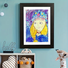 Children's Art Picture Storage Frame A4 Wooden Photo Frame